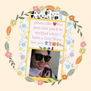 Please like ❤️ this post and you'll be notified when I have a Live Show.😉😉